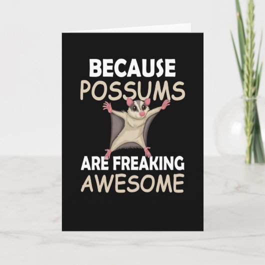 Funny Possum Gifts Opossum Lover Possum Whisperer Kaart (Voorkant)