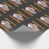 Funny Possum Opossum Pun Alles is mogelijk Cadeaupapier (Hoek)