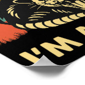 Funny Possum Quote - First of All I'm a Delight  Poster (Hoek)