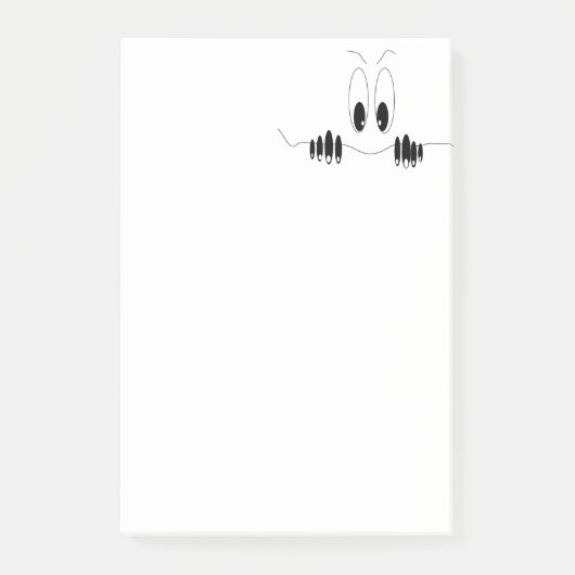 Funny Post het Notities met Curiosity Eyes Post-it® Notes (Voorkant)