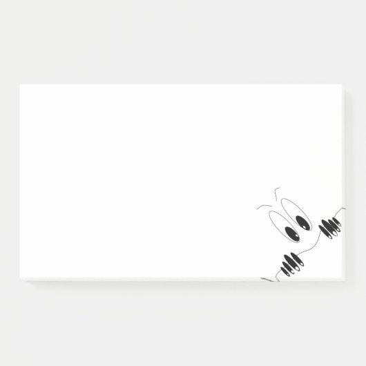 Funny Post het Notities met Curiosity Eyes Post-it® Notes (Voorkant)