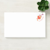 Funny Post het Notities met Happy Fish en Worm Post-it® Notes (Kantoor)
