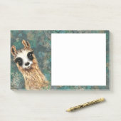 Funny Post het Notities met nieuwsgierige Baby Lla Post-it® Notes (Op bureau)