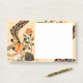 Funny Post het Notities met Romantische Giraffe Post-it® Notes (Op bureau)