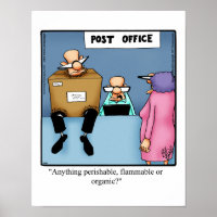 Funny Post Kantoor Mail Humor Poster