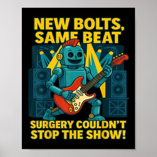 Funny Post Opt Scoliosis Surgery Recovery Kind Clo Poster (Voorkant)