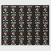 Funny Postal Worker Fitness Postman Cadeaupapier (Vlak)