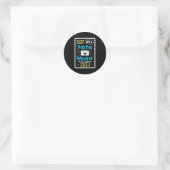 Funny Postal Worker Gezegde - Postbode Postbode Ronde Sticker (Tas)