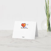 Funny Postal Worker met Boxes-kerstKaart Feestdagen Kaart (Achterkant)