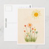 Funny postcard. Summer day Briefkaart (Voorkant / Achterkant)