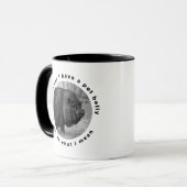 Funny pot-buikvarken mok (Voorkant links)