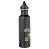 Funny Pot Weed hoodie shirt, ik ben niet stoned Waterfles (Links)