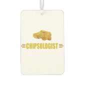 Funny Potato Chip Lovers Luchtverfrisser (Achterkant)