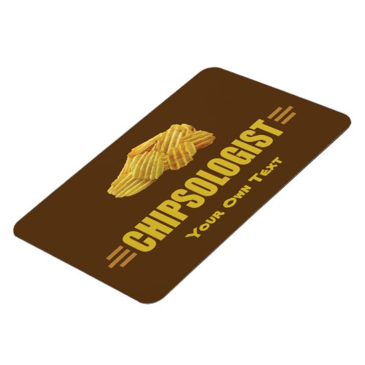 Funny Potato Chip Lovers Magneet (Linkerzijde)