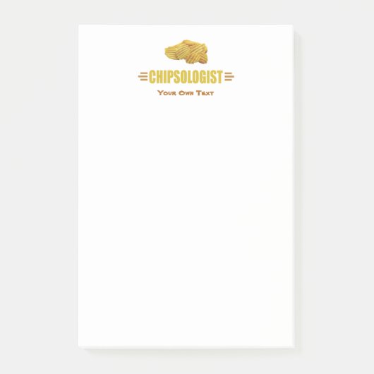 Funny Potato Chip Lovers Post-it® Notes (Voorkant)