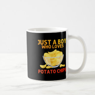 Funny Potato Chips Art voor Heren Jongens Kinder T Koffiemok