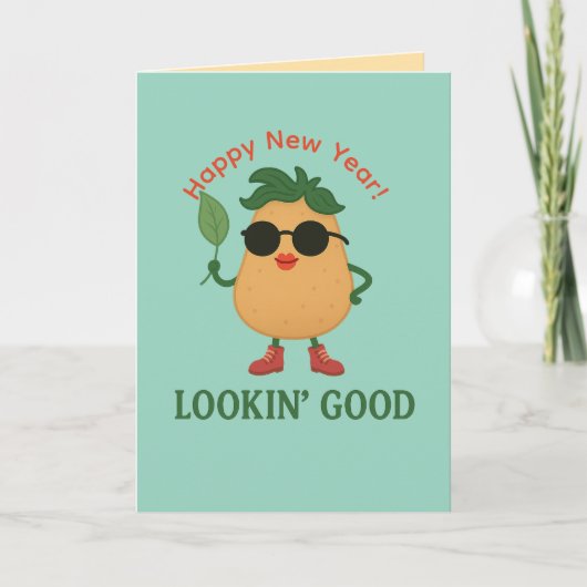 Funny Potato Greeting Card Kaart (Voorkant)