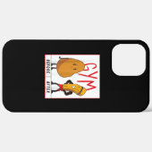 Funny Potato Gym Before After Workout Gift Fitness Case-Mate iPhone Case (Achterkant (horizontaal))