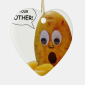 Funny Potato Keramisch Ornament (Rechts)