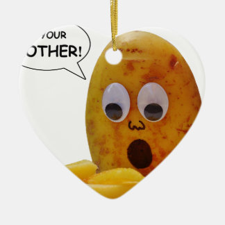 Funny Potato Keramisch Ornament