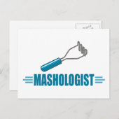 Funny Potato Masher Briefkaart (Voorkant / Achterkant)
