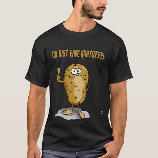 funny potato t shirt (Voorkant)