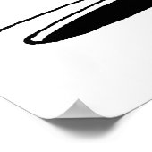 Funny Potholing Club Entrance in Floor Cartoon Poster (Hoek)