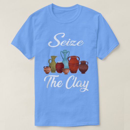 Funny Pottery Ceramics Artist legt de Mannen van d T-shirt (Design voorkant)