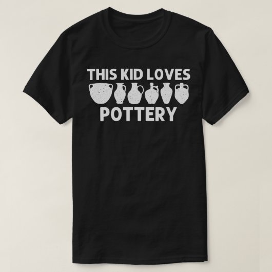 Funny Pottery For Kids Boys Ceramic Potter Artist  T-shirt (Design voorkant)