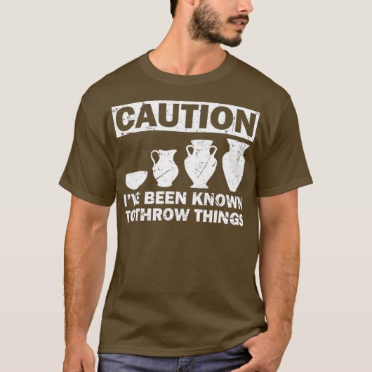 Funny Pottery Gift voor mannen en kinderklei T-shirt (Voorkant)