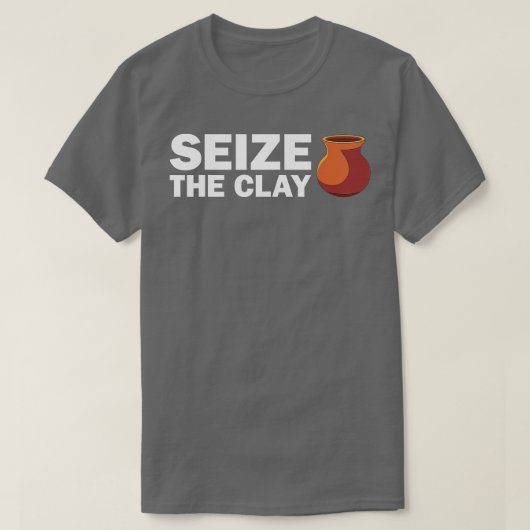 Funny Pottery Gift, voor mannen, voor mannen, kool T-shirt (Design voorkant)