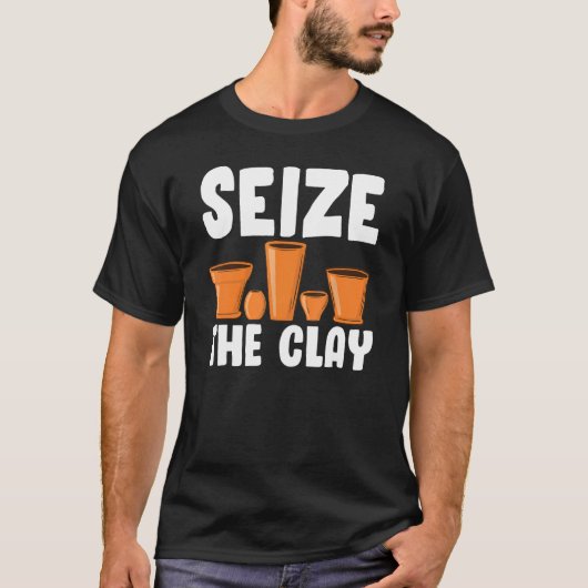 Funny Pottery Gift, voor mannen, voor mannen, kool T-shirt (Voorkant)