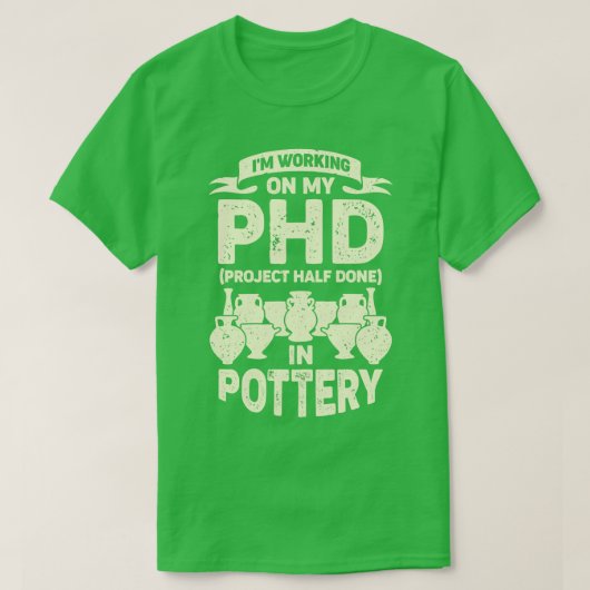 Funny Pottery Maker Hob T-shirt (Design voorkant)