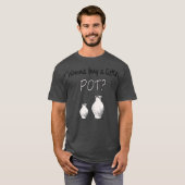 Funny Pottery-maker wil een klein potje kopen T-shirt (Voorkant volledig)