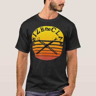 Funny Pottery Pun neemt de Clay Retro Sun in besla T-shirt