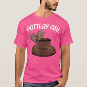 Funny Pottery voor Girls Kind Pot Ceramic Artistic T-shirt