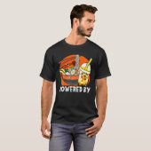 Funny Powered by Ramen T-shirt (Voorkant volledig)