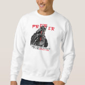 Funny, PR OF ER Gym Weight Lifting, Quote Fitness Trui (Voorkant)