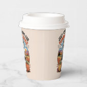 Funny Prairie Dog Fall Pumpkin Spice Humor Papieren Bekers (Rechts)