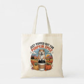 Funny Prairie Dog Fall Pumpkin Spice Humor Tote Bag (Achterkant)