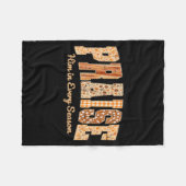 Funny Praise Him In Every Season Fall Christian Th Fleece Deken (Voorkant (Horizontaal))