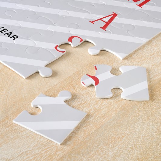 Funny Prank kerstrector Puppy Gift Legpuzzel (Zijkant)