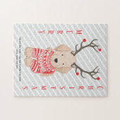 Funny Prank kerstrector Puppy Gift Legpuzzel (Horizontaal)