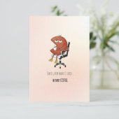 Funny Pre-Coffee Apology Greeting Card Bedankkaart (Staand voorkant)