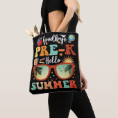 Funny Pre-k Afstuderen Hallo Goodbye Pre-k Tote Bag (Dichtbij)