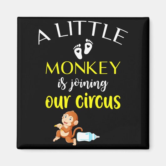 Funny Pregnancy Announcement New Baby Reveal  Magneet (Voorkant)