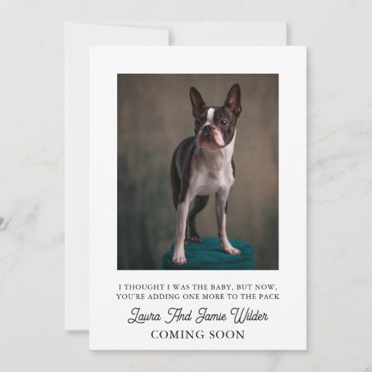 Funny Pregnancy Announge Aankondiging (Voorkant)