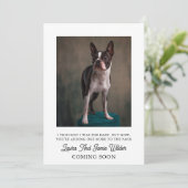 Funny Pregnancy Announge Aankondiging (Staand voorkant)