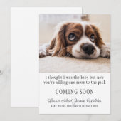 Funny Pregnancy Announge Aankondiging (Voorkant / Achterkant)