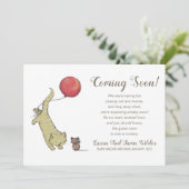 Funny Pregnancy Announge Aankondiging (Staand voorkant)